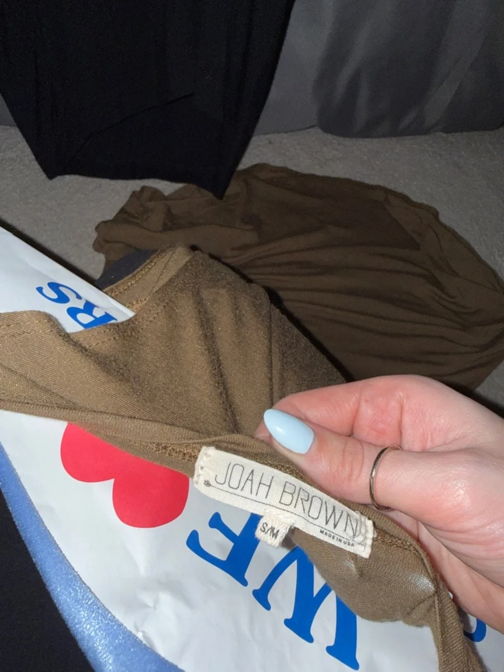 Joah Brown Women’s Tank Tops — Black & Brown - Picture 5 of 5